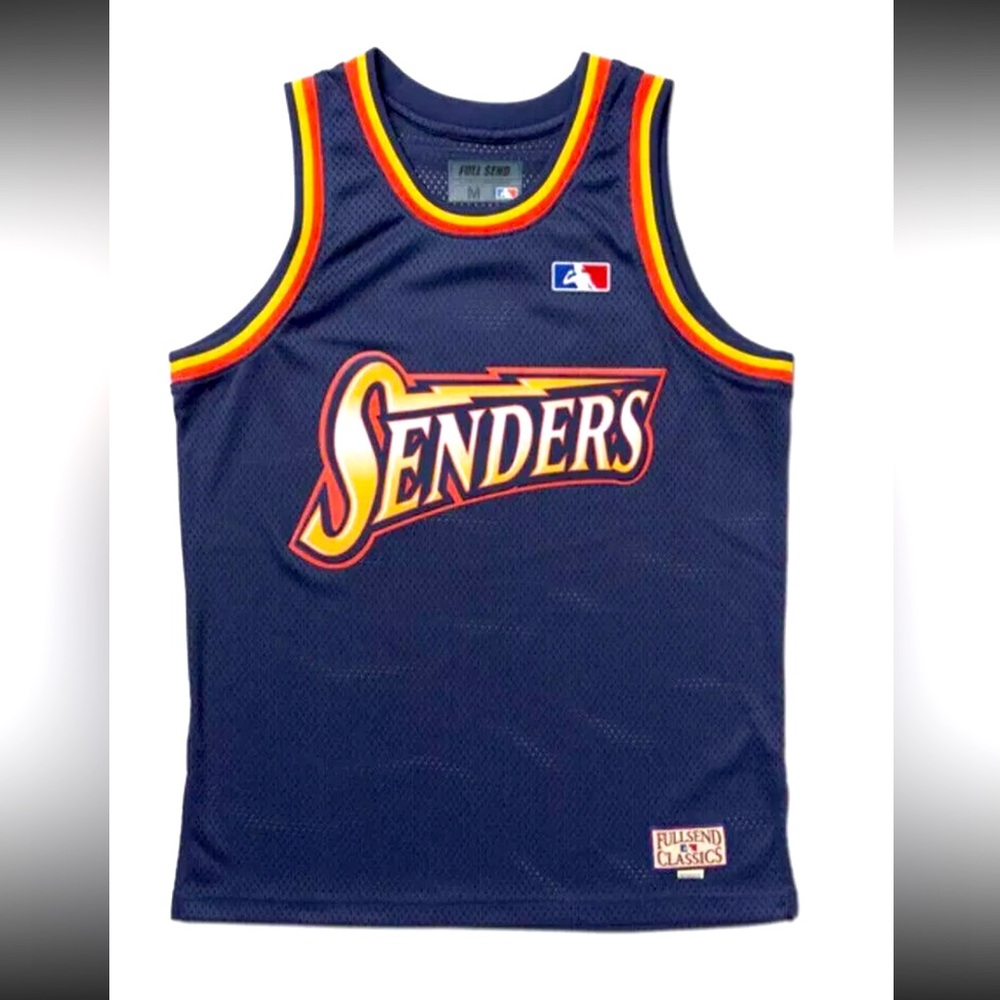FULL SEND WARRIORS BASKETBALL JERSEY SIZE M